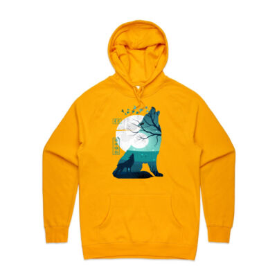 Spirit Animal Wolf 2 Unisex Hoodie Thumbnail