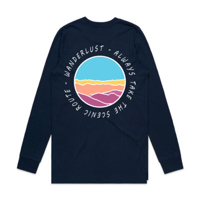 Always Take the Scenic Route Unisex Long Sleeve Shirt Thumbnail