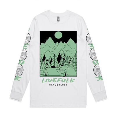 Live Folk-Wanderlust Unisex Long Sleeve Shirt Thumbnail