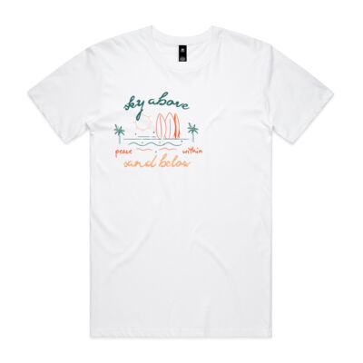Sky Above, Sand Below, Peace Within Unisex T-Shirt Thumbnail