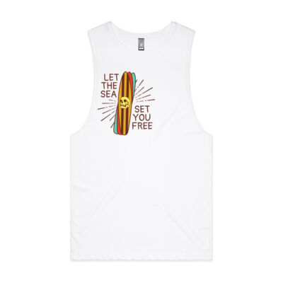 Let the Sea Set You Free Unisex Tank Top Thumbnail