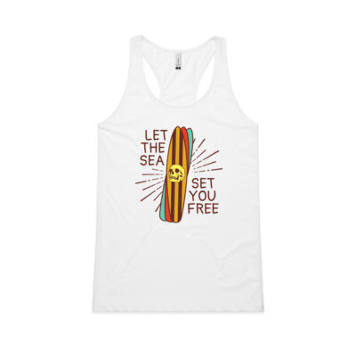 Let the Sea Set You Free Women's Tank Top Thumbnail
