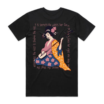 Geisha 2 Unisex T-Shirt Thumbnail