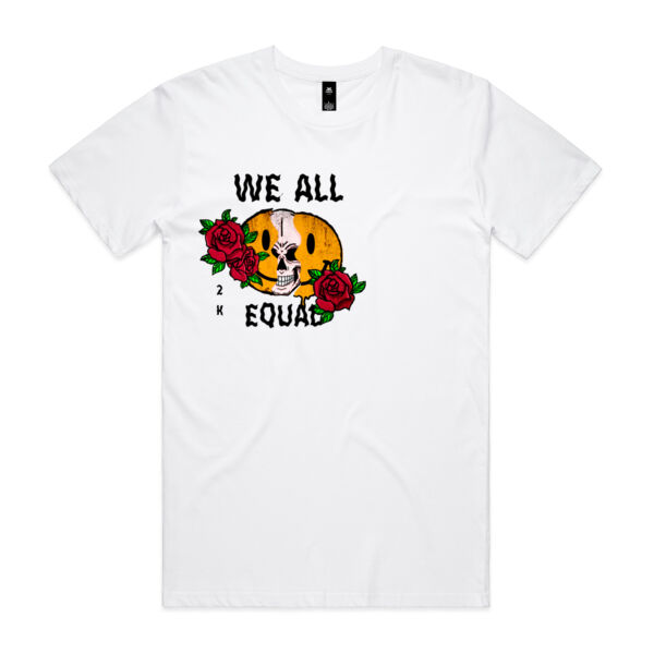 We All Equal Unisex T-Shirt (White, Pink, Yellow, Teal) Thumbnail
