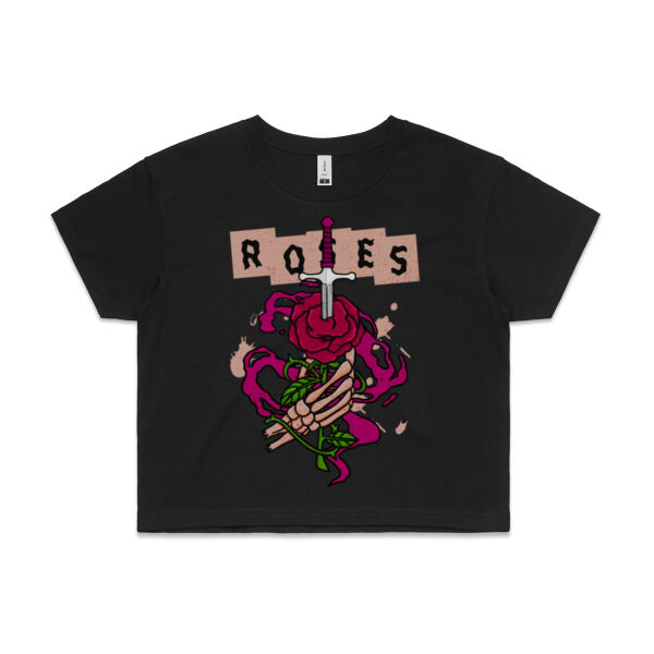 Roses Women's Crop T-Shirt Thumbnail