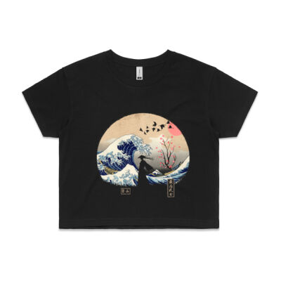 The Last Samurai Women's Crop T-Shirt Thumbnail
