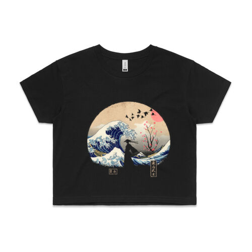 The Last Samurai Women's Crop T-Shirt Thumbnail