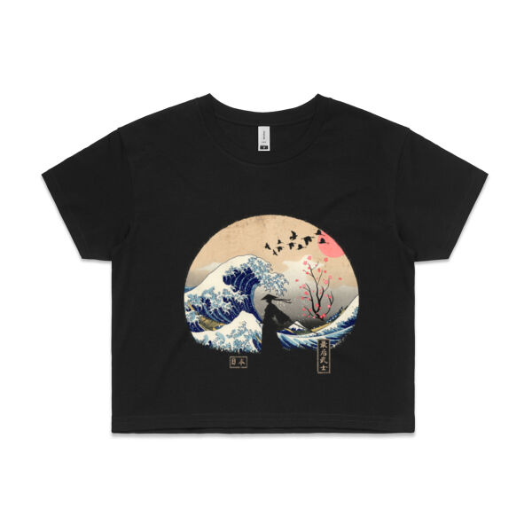 The Last Samurai Women's Crop T-Shirt Thumbnail